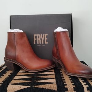 Brown Frye leather boots